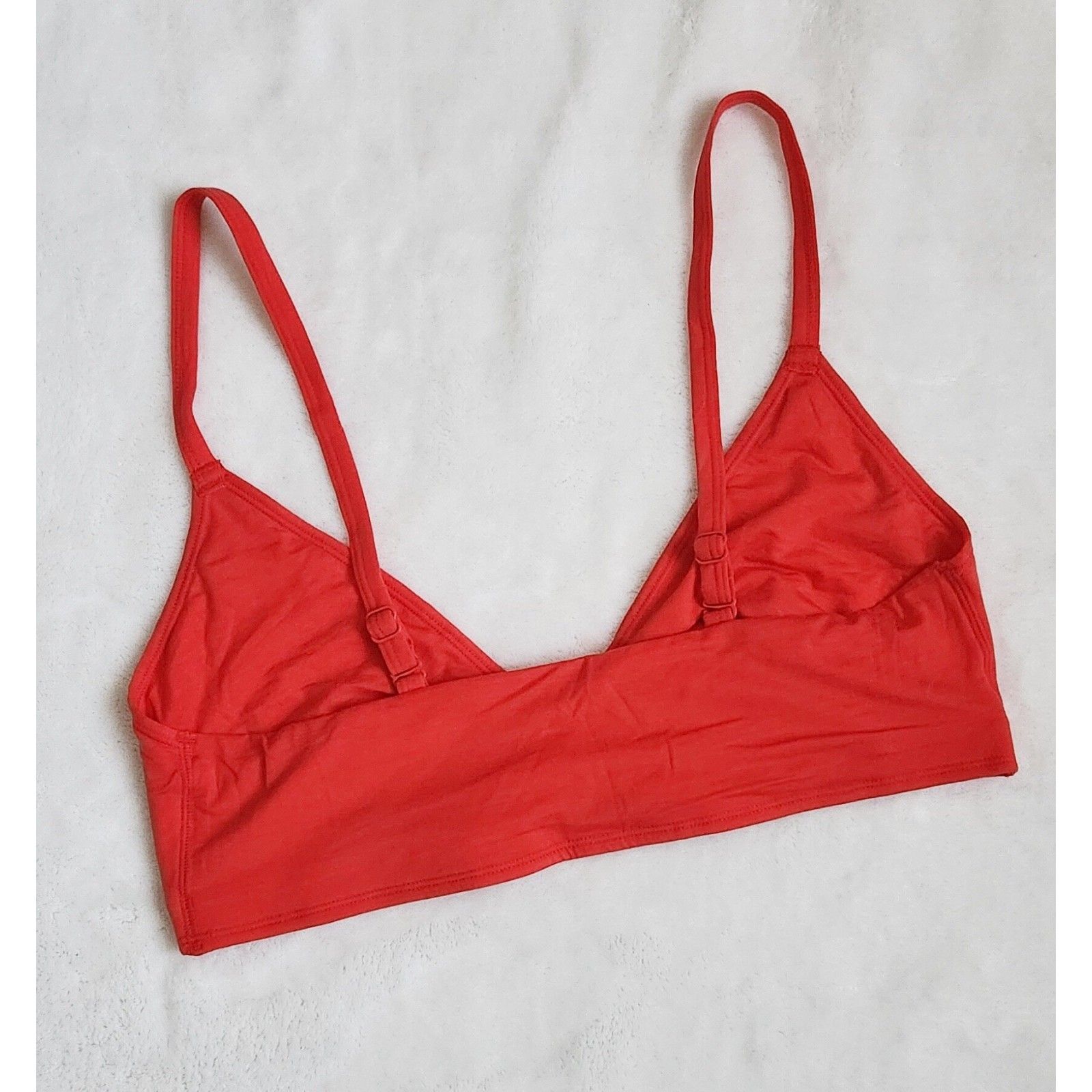 Vintage Soft Triangle Bralette (Strawberry) — image 4 of 4
